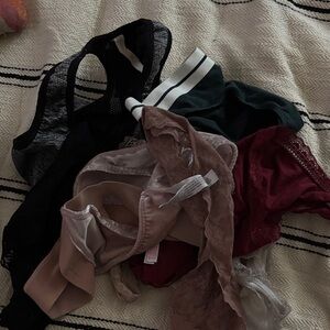 Elegant Women's Lace Intimates Set - Black, Green, Burgundy, and Nude